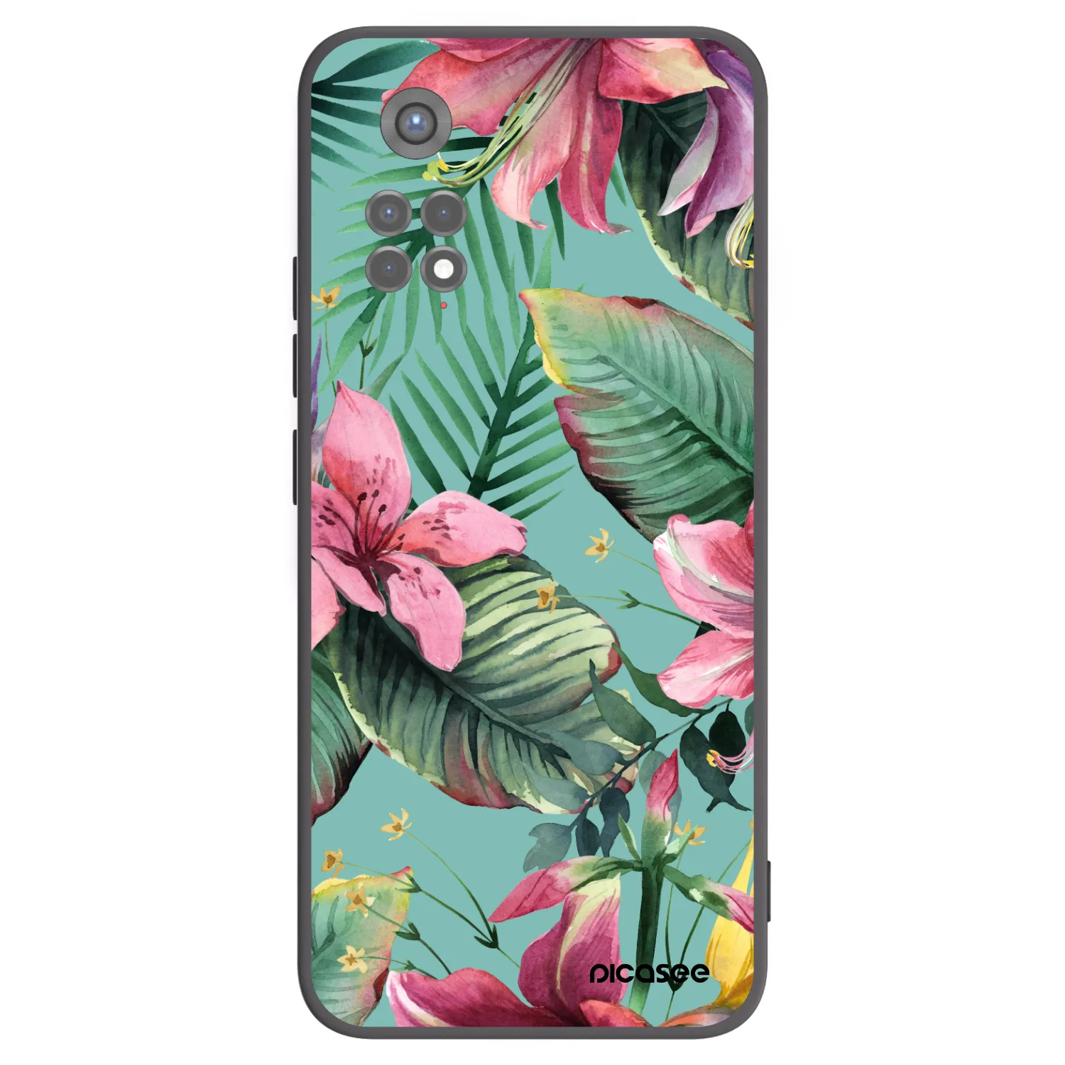 Picasee fekete szilikon tok az alábbi mobiltelefonokra Xiaomi Redmi Note 11S 5G - Hawaii