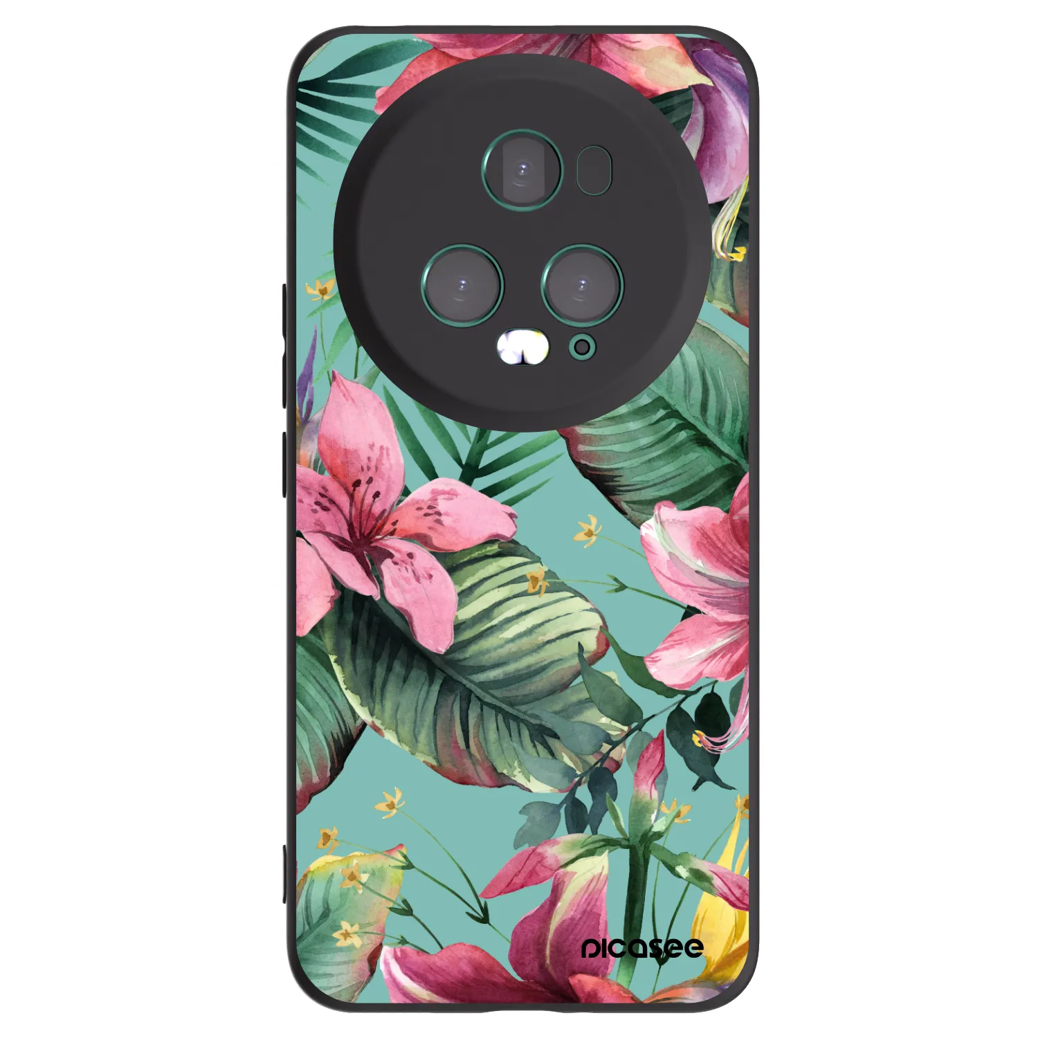 Picasee fekete szilikon tok az alábbi mobiltelefonokra Honor Magic5 Pro - Hawaii