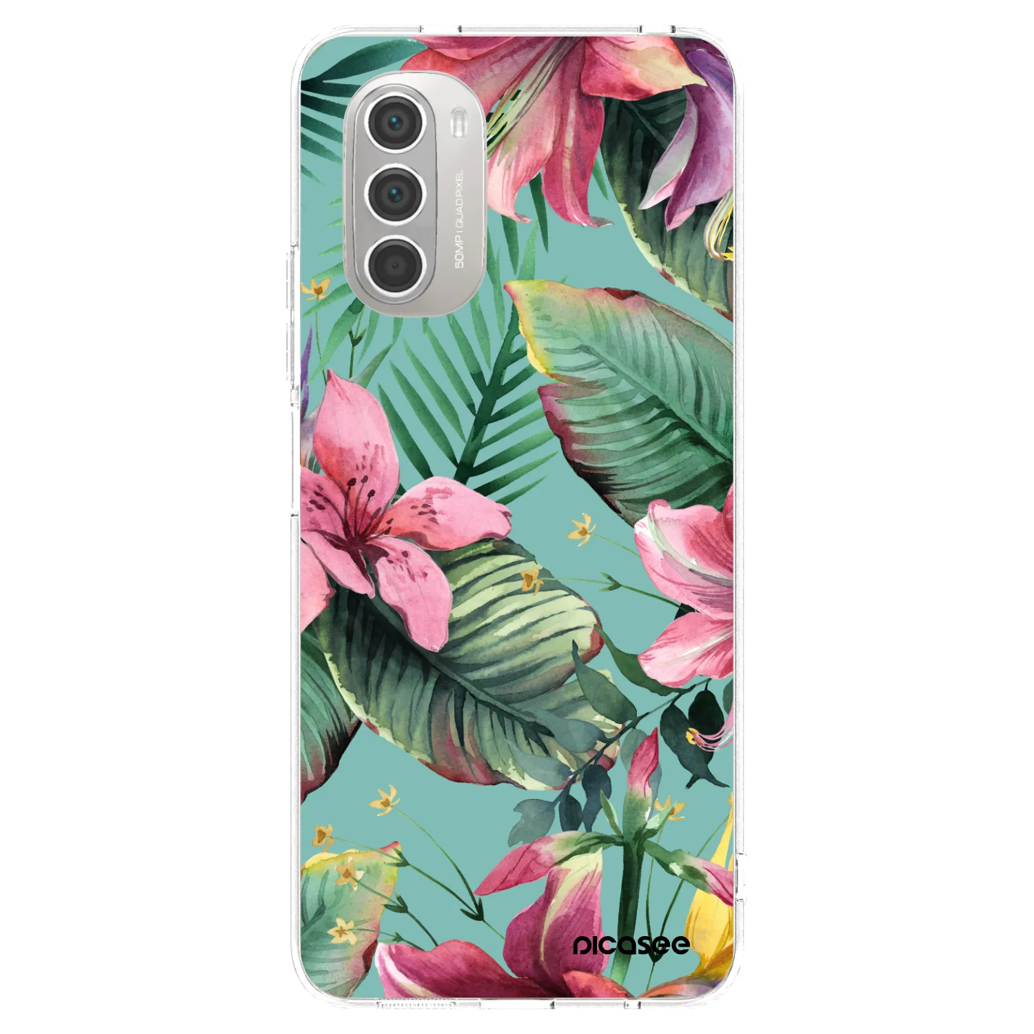 Picasee átlátszó szilikon tok az alábbi mobiltelefonokra Motorola Moto G51 - Hawaii
