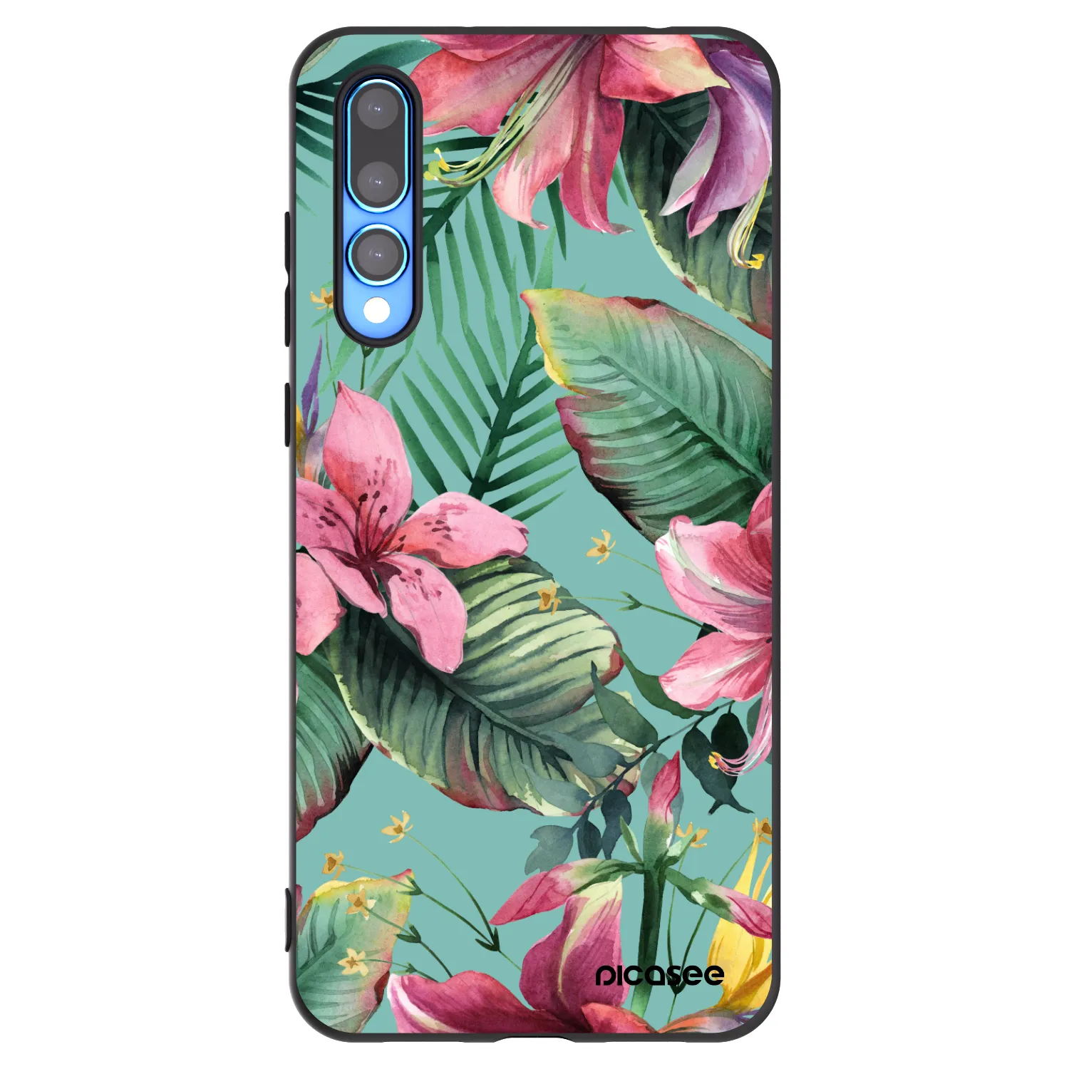 Picasee fekete szilikon tok az alábbi mobiltelefonokra Huawei P20 Pro - Hawaii