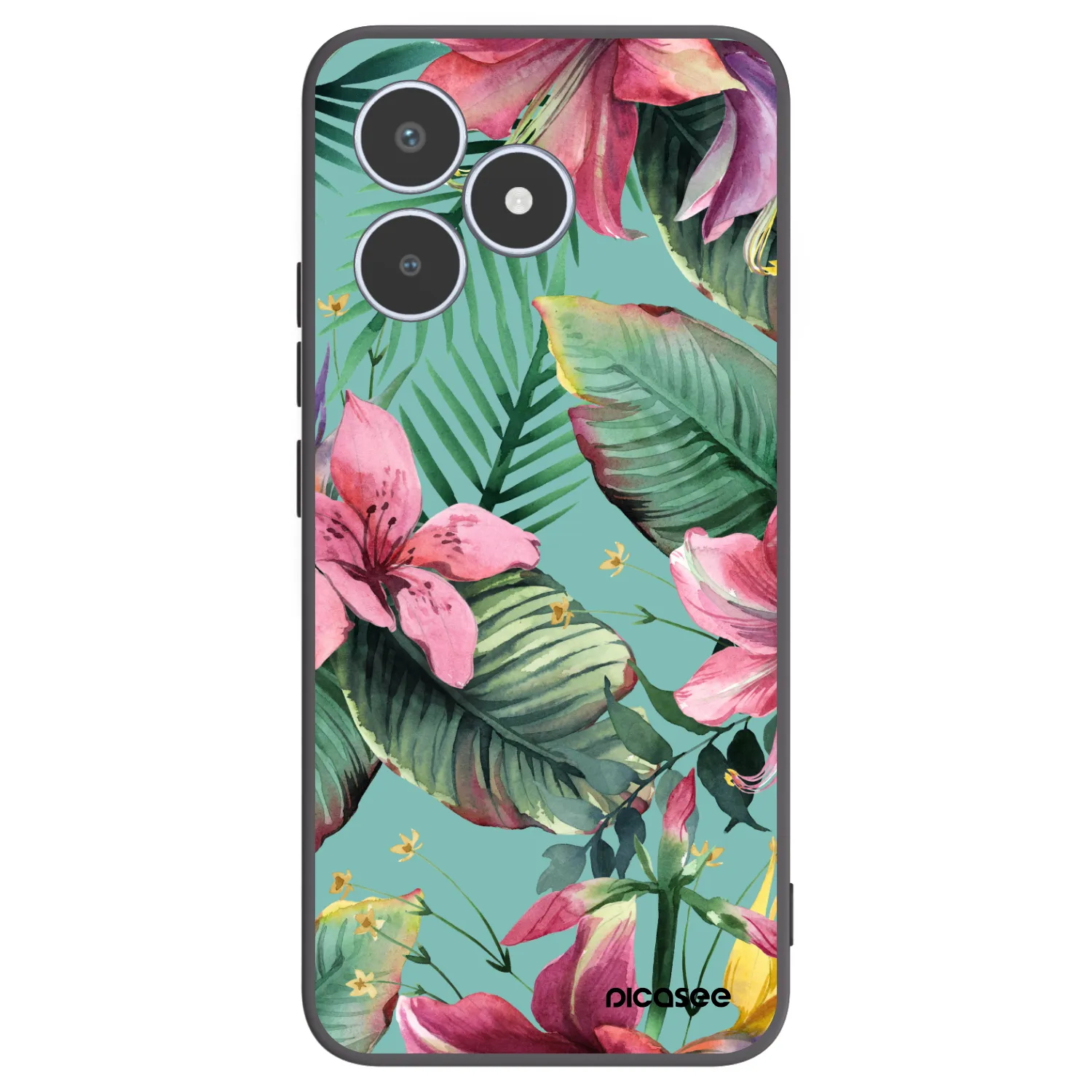 Picasee fekete szilikon tok az alábbi mobiltelefonokra Realme C53 - Hawaii