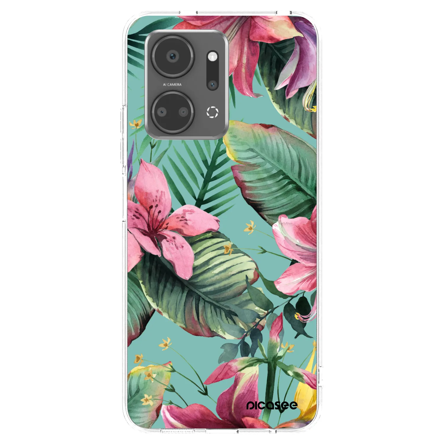 Picasee átlátszó szilikon tok az alábbi mobiltelefonokra Honor X7a - Hawaii