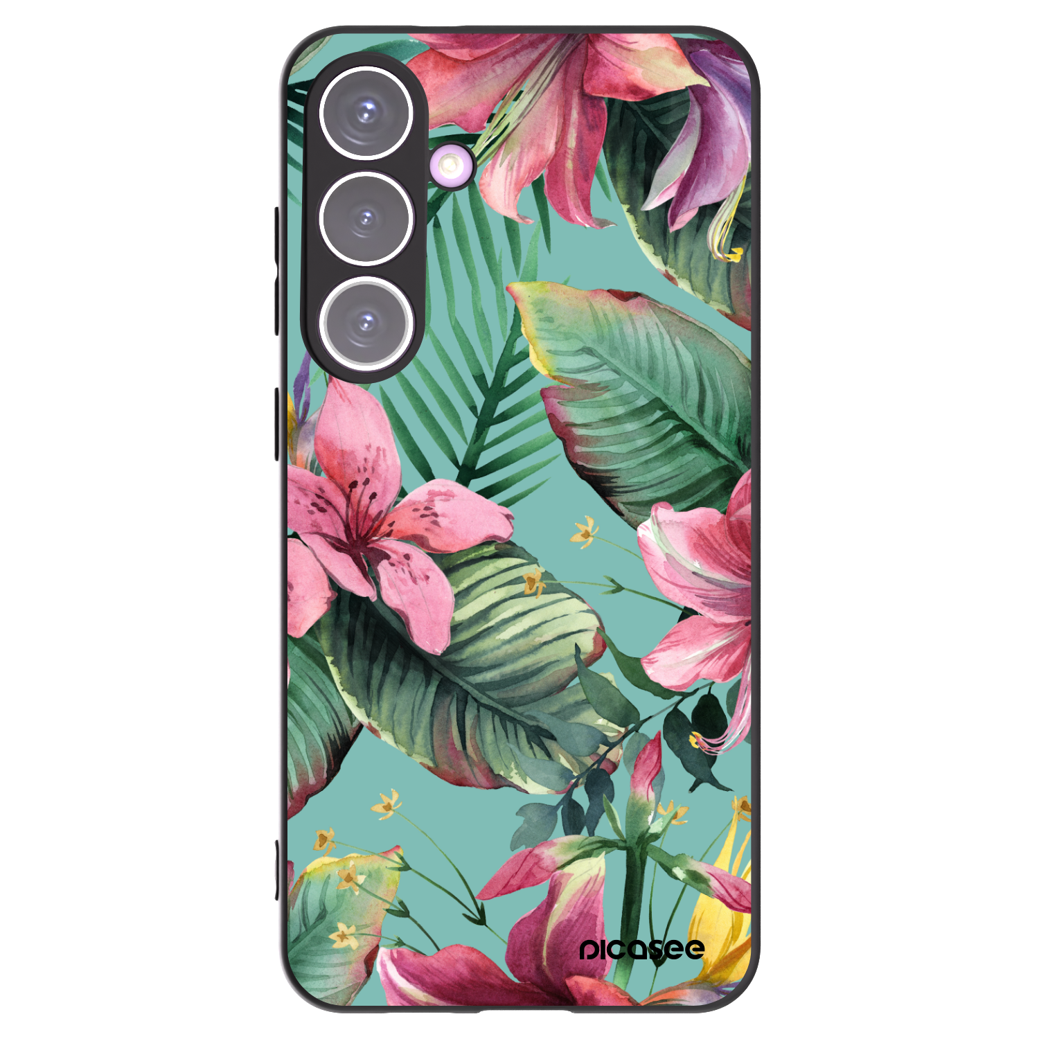 Picasee fekete szilikon tok az alábbi mobiltelefonokra Samsung Galaxy S24+ S926B 5G - Hawaii