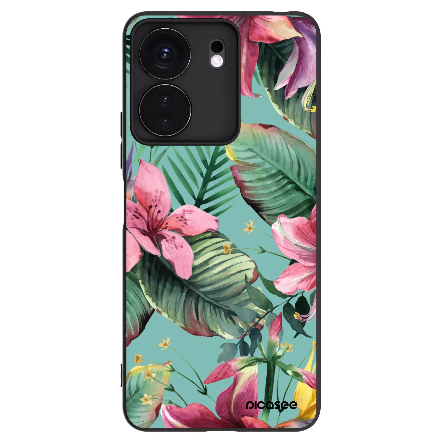 Picasee fekete szilikon tok az alábbi mobiltelefonokra Xiaomi Redmi 13C 4G - Hawaii