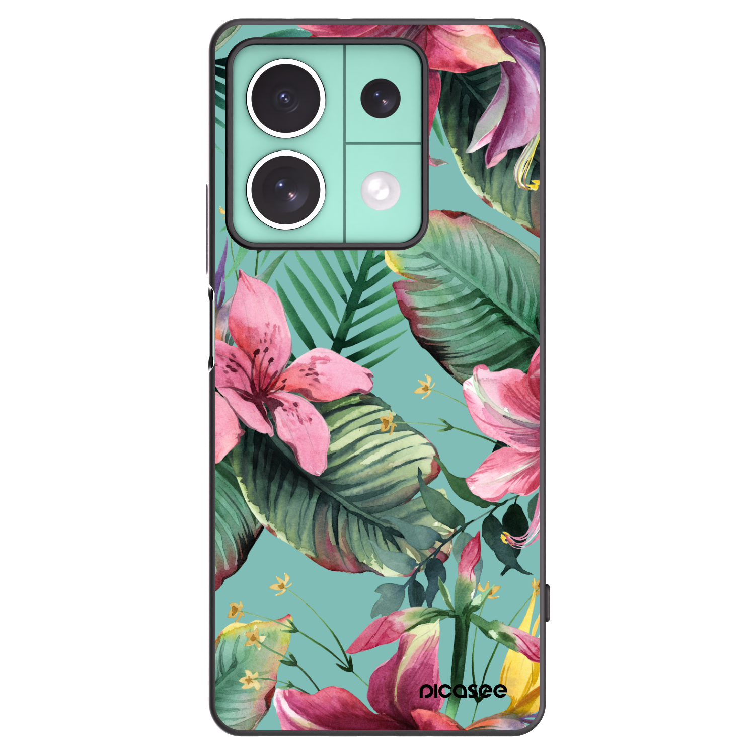 Picasee fekete szilikon tok az alábbi mobiltelefonokra Xiaomi Redmi Note 13 5G - Hawaii