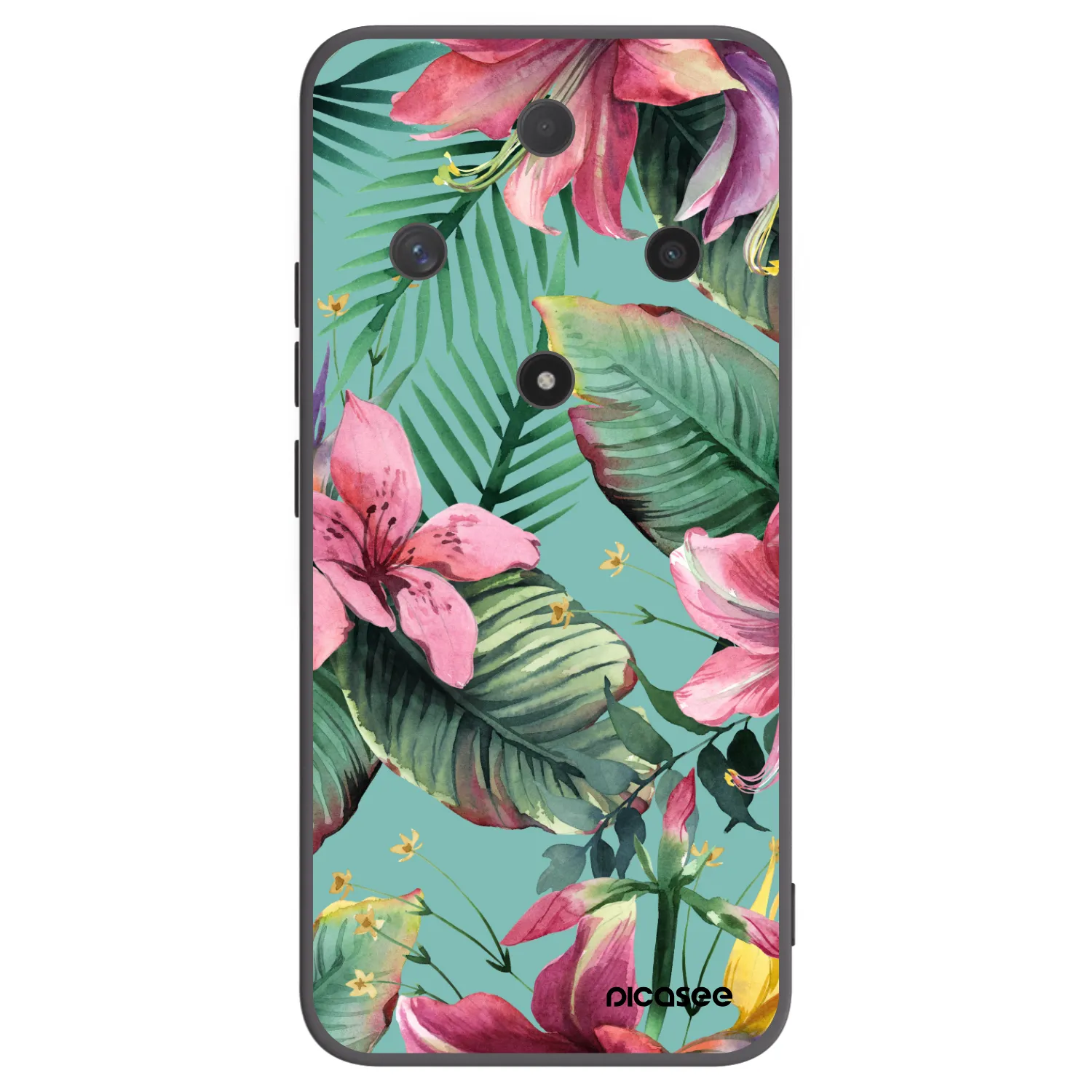 Picasee fekete szilikon tok az alábbi mobiltelefonokra Honor Magic6 Lite 5G - Hawaii