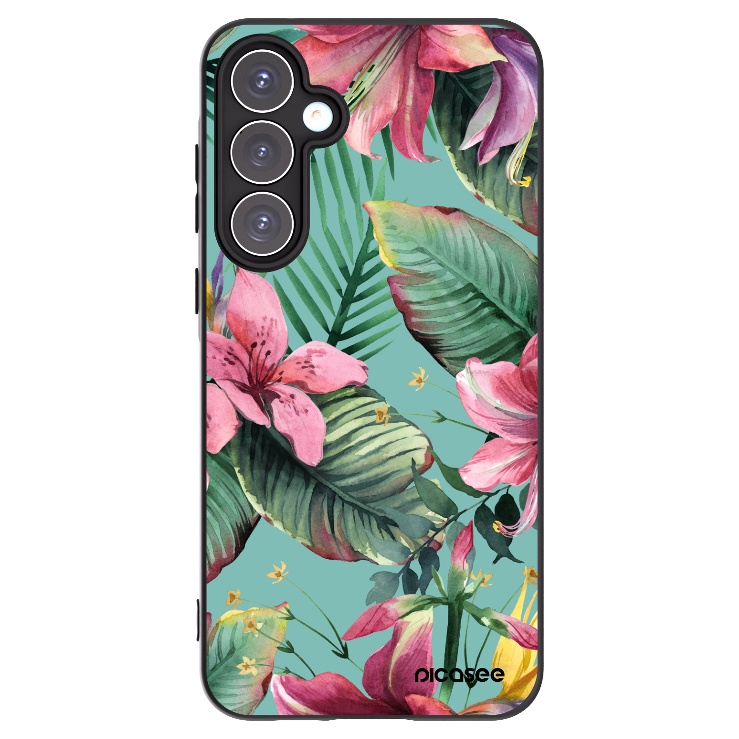 Picasee fekete szilikon tok az alábbi mobiltelefonokra Samsung Galaxy A55 5G A556B - Hawaii