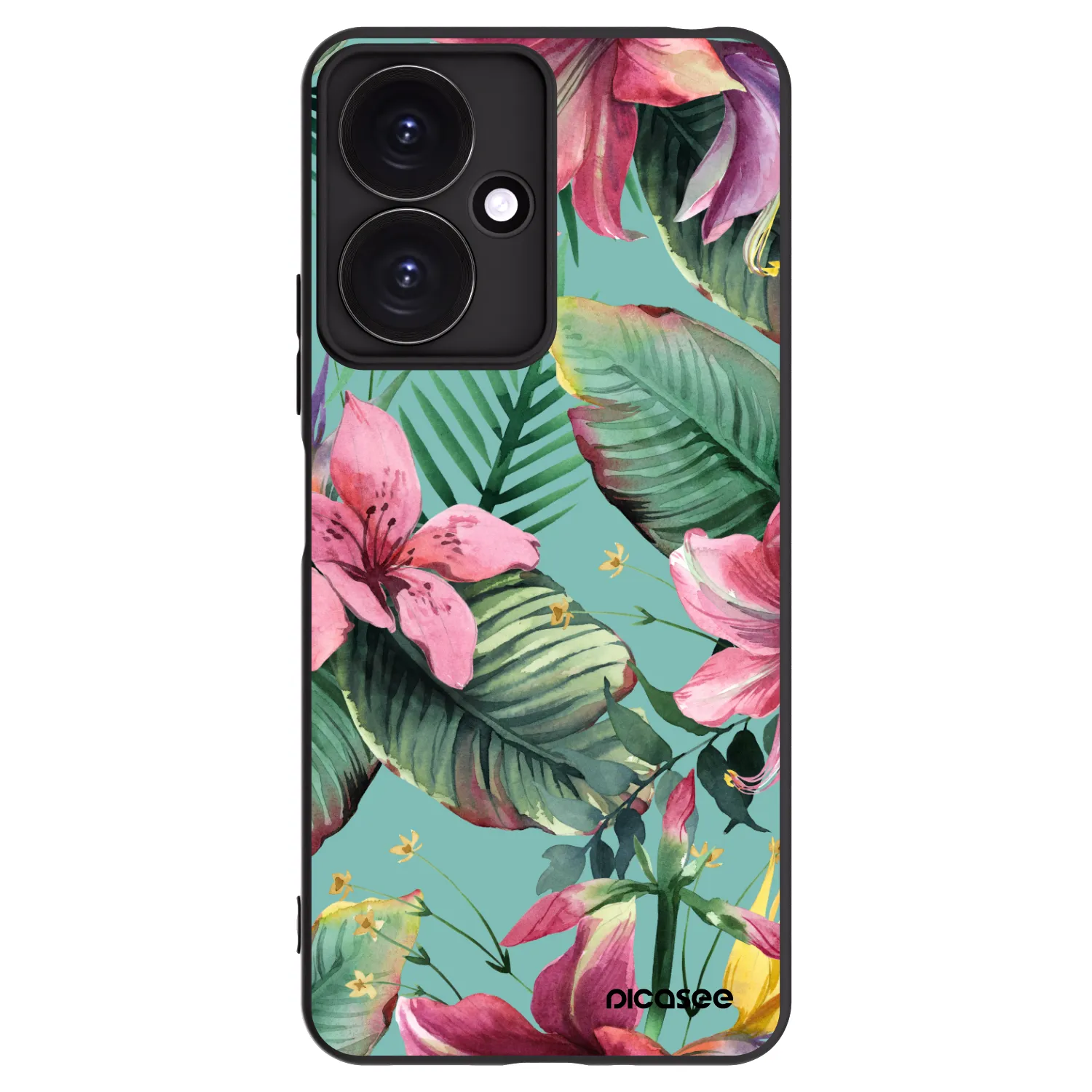 Picasee fekete szilikon tok az alábbi mobiltelefonokra Xiaomi Redmi 13C 5G - Hawaii