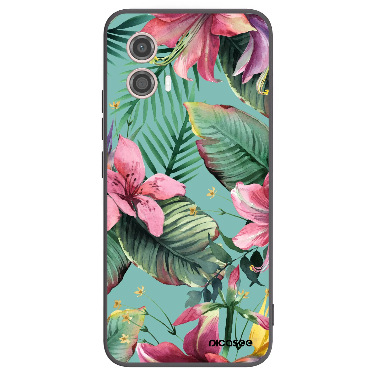 Picasee fekete szilikon tok az alábbi mobiltelefonokra Motorola Moto G53 5G - Hawaii