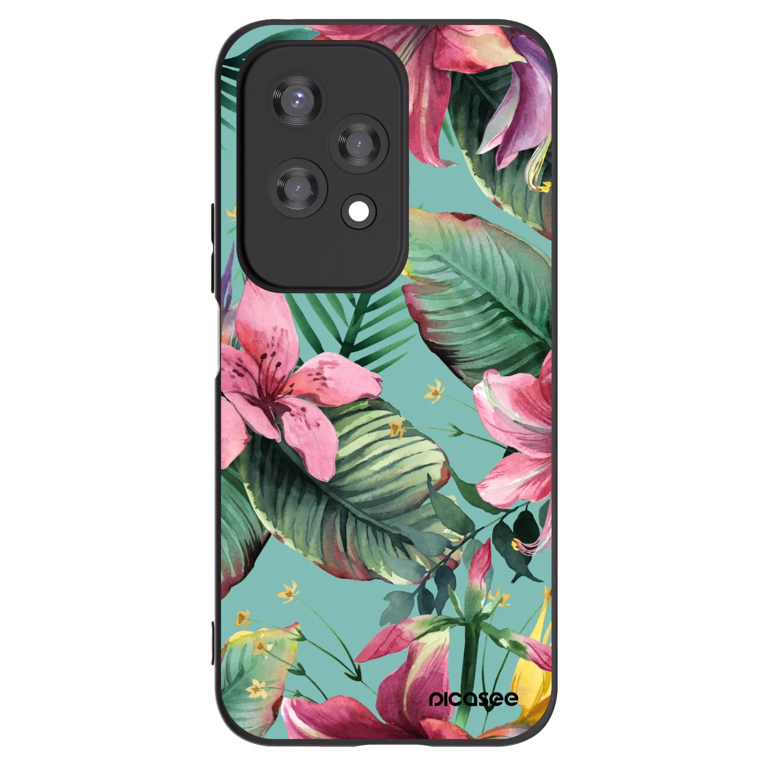 Picasee fekete szilikon tok az alábbi mobiltelefonokra Honor 200 Lite - Hawaii