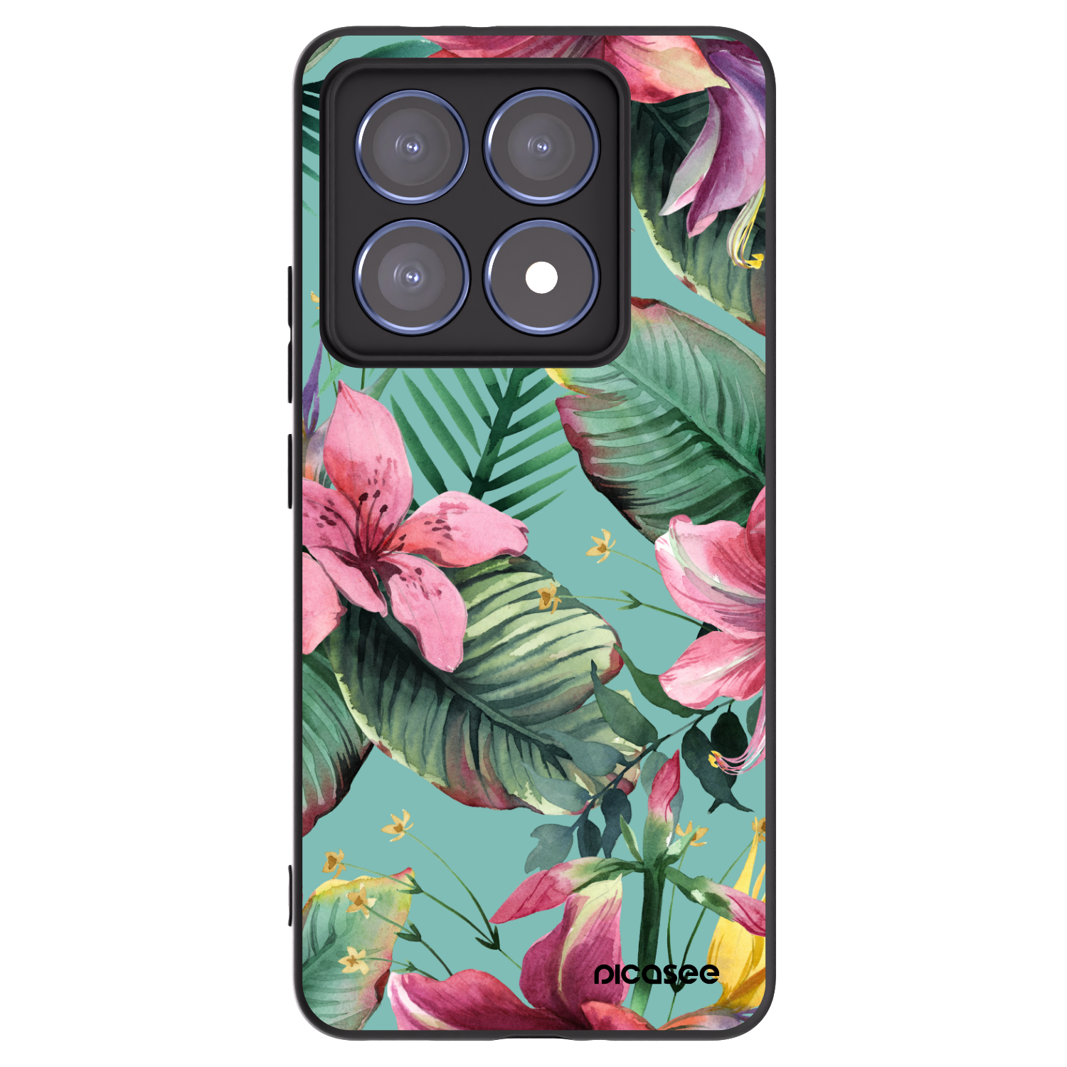 Picasee fekete szilikon tok az alábbi mobiltelefonokra Xiaomi 14T Pro - Hawaii