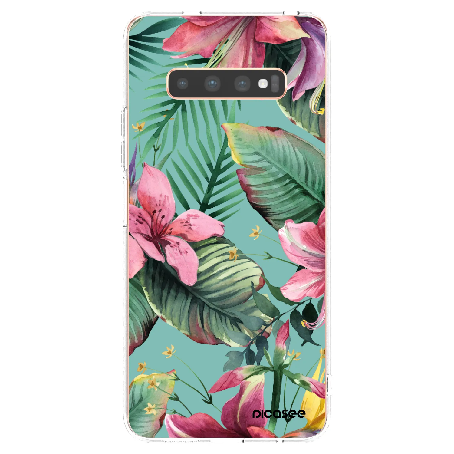 Picasee átlátszó szilikon tok az alábbi mobiltelefonokra Samsung Galaxy S10 Plus G975 - Hawaii