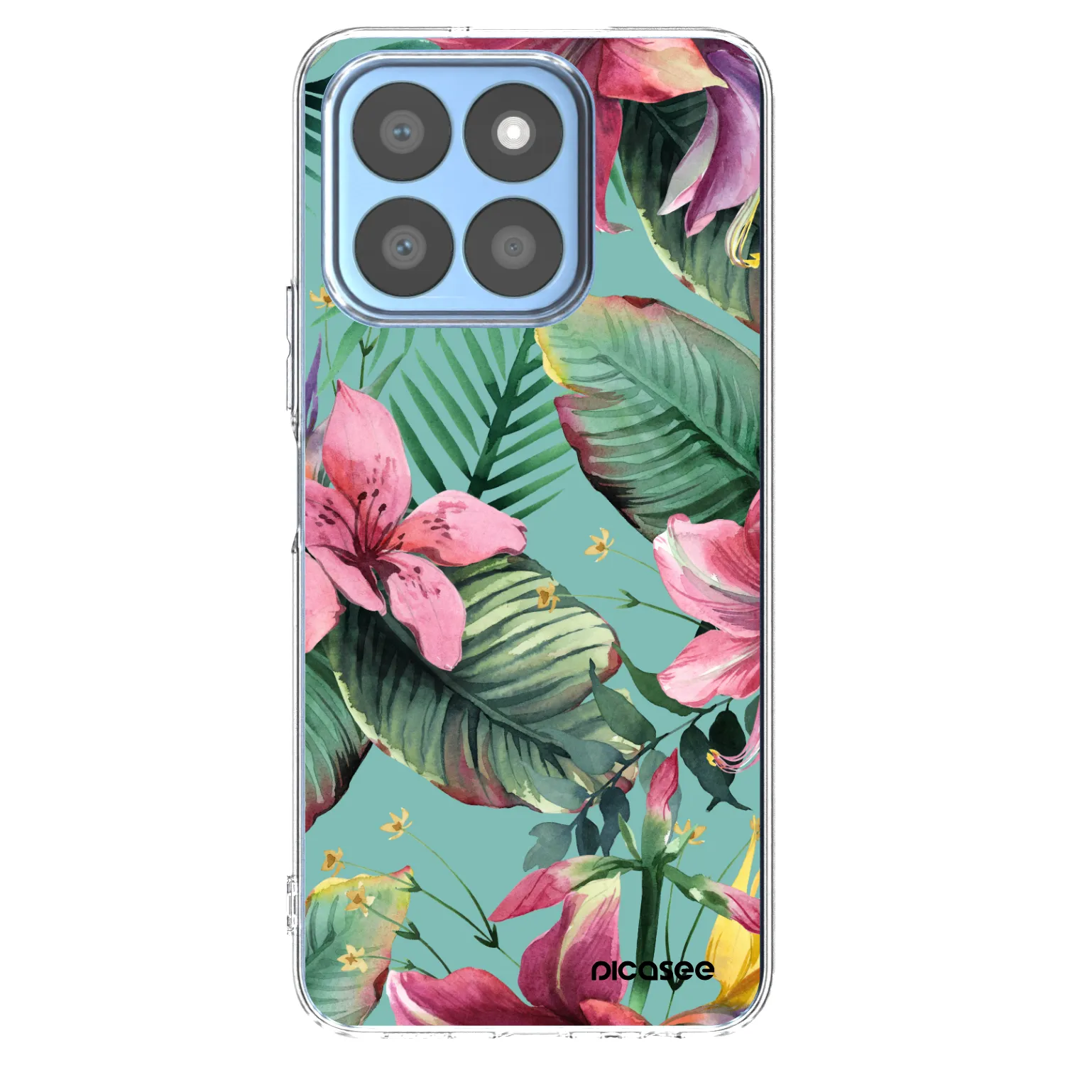 Picasee átlátszó szilikon tok az alábbi mobiltelefonokra Honor X8c - Hawaii