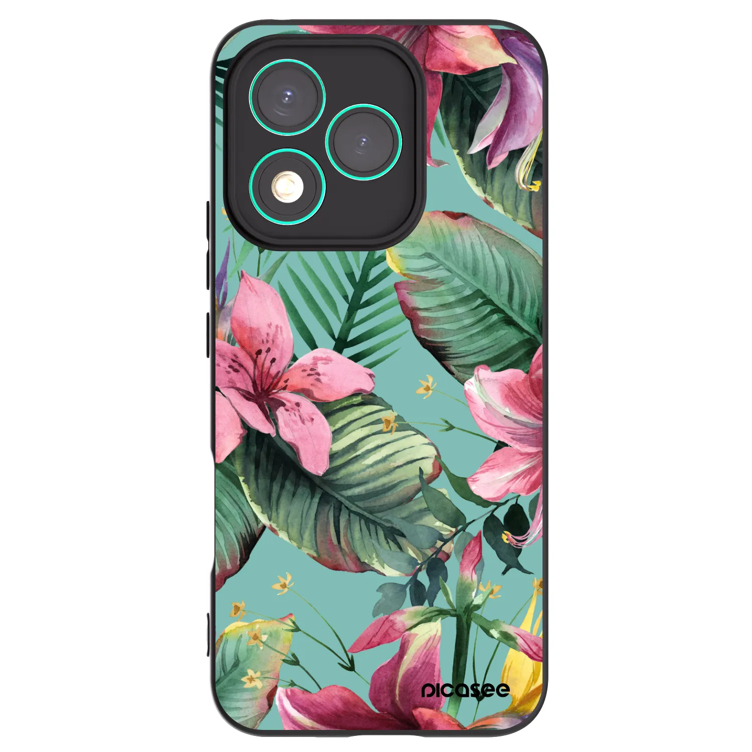 Picasee fekete szilikon tok az alábbi mobiltelefonokra Honor 400 Lite 5G - Hawaii