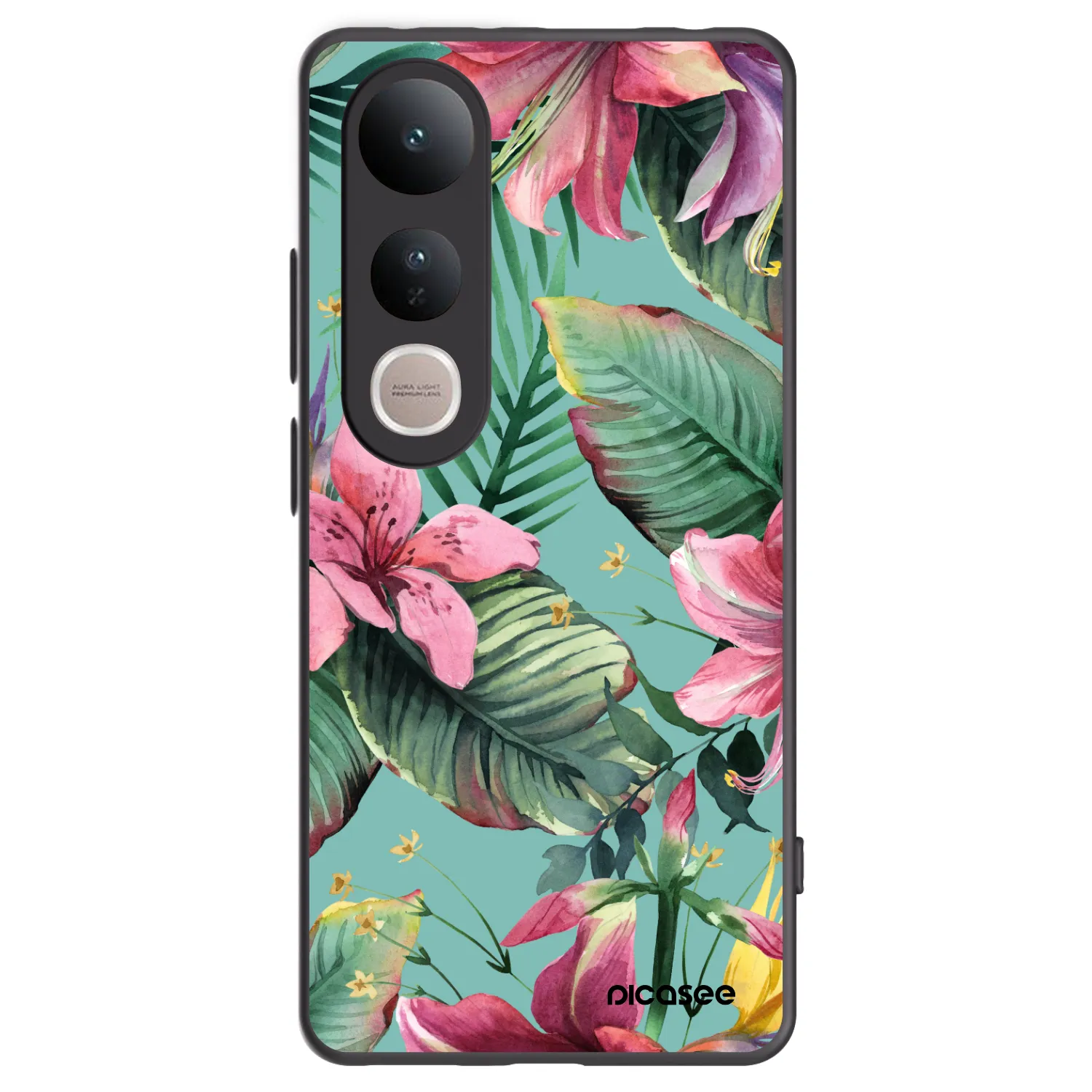 Picasee fekete szilikon tok az alábbi mobiltelefonokra Vivo V50 Lite 5G - Hawaii