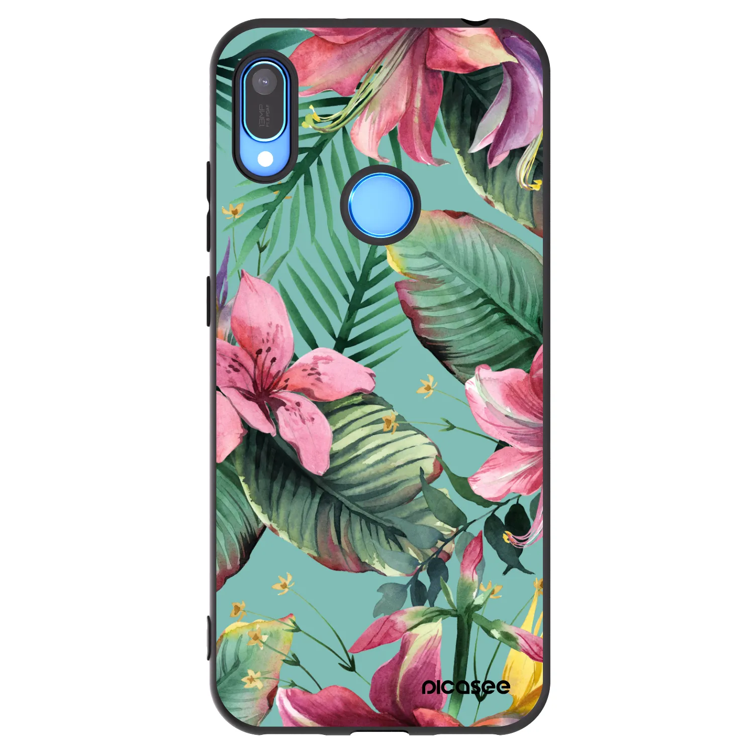 Picasee fekete szilikon tok az alábbi mobiltelefonokra Huawei Y6 2019 - Hawaii