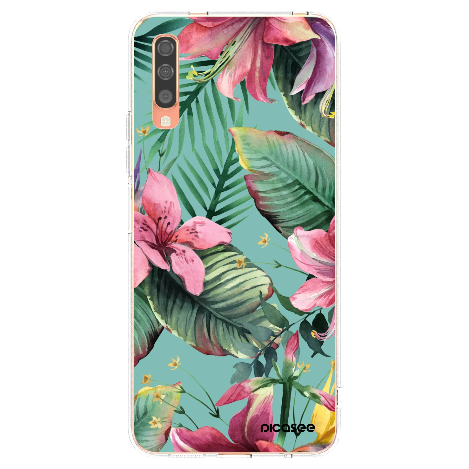 Picasee átlátszó szilikon tok az alábbi mobiltelefonokra Samsung Galaxy A70 A705F - Hawaii