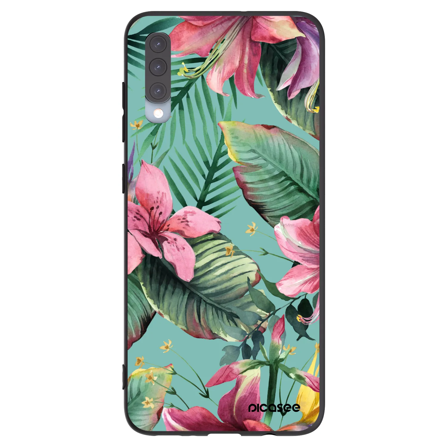Picasee fekete szilikon tok az alábbi mobiltelefonokra Samsung Galaxy A70 A705F - Hawaii