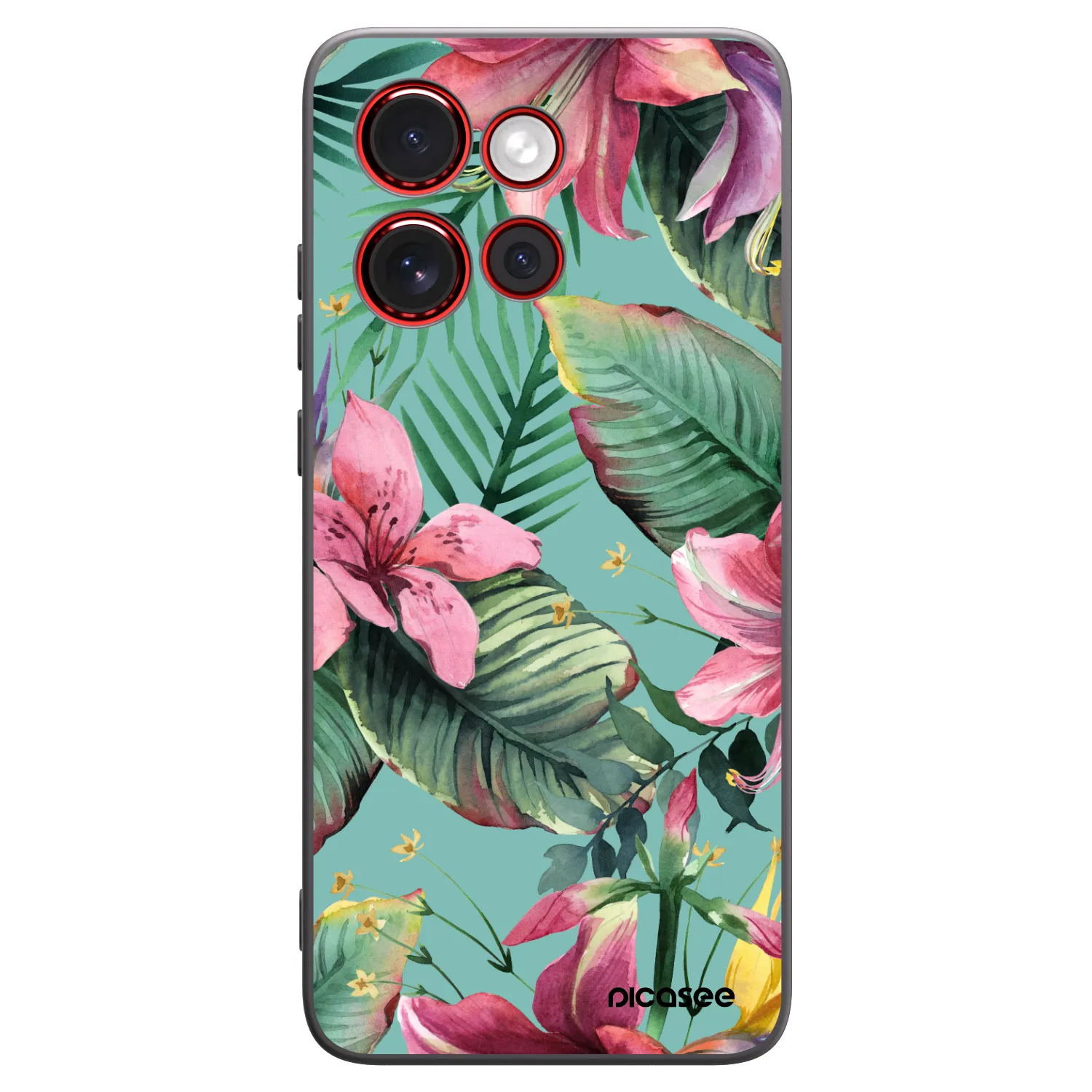 Picasee fekete szilikon tok az alábbi mobiltelefonokra Motorola Edge 60 Neo 5G - Hawaii