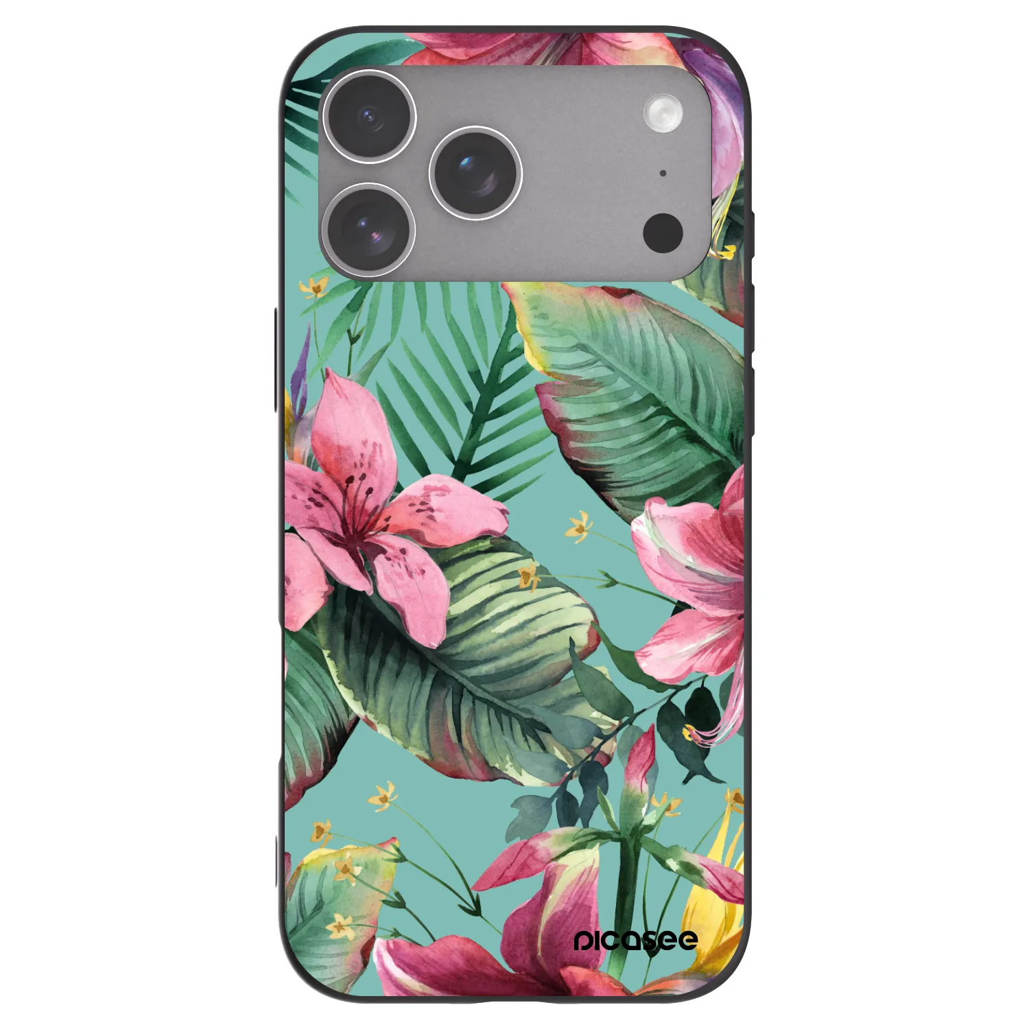 Picasee fekete szilikon tok az alábbi mobiltelefonokra Apple iPhone 18 Pro Max - Hawaii