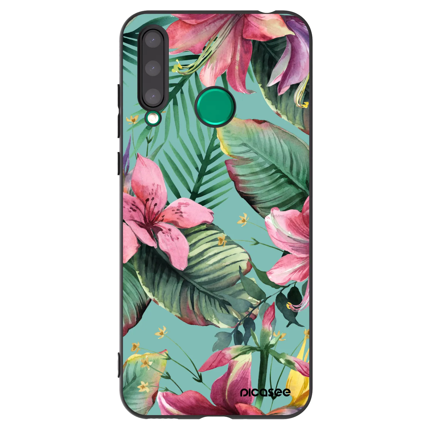 Picasee fekete szilikon tok az alábbi mobiltelefonokra Honor 20 Lite - Hawaii