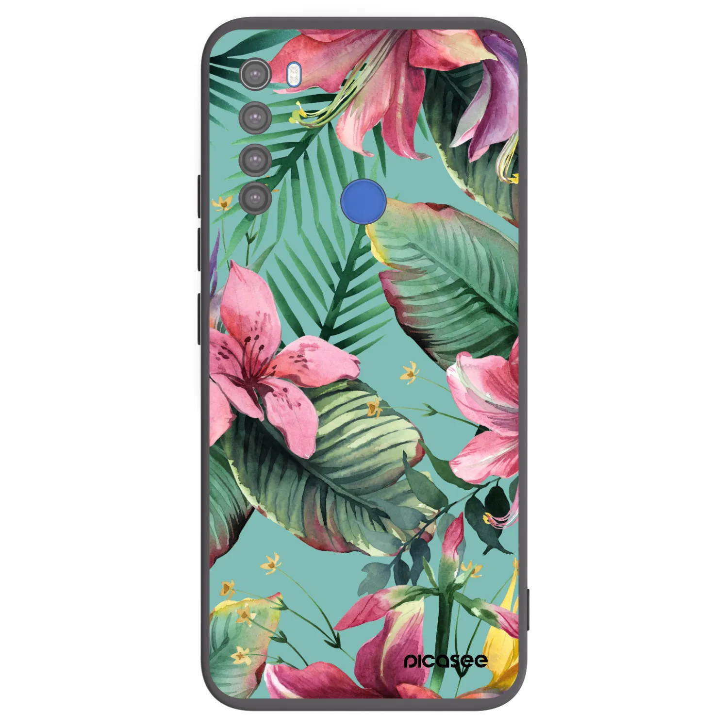 Picasee fekete szilikon tok az alábbi mobiltelefonokra Xiaomi Redmi Note 8T - Hawaii