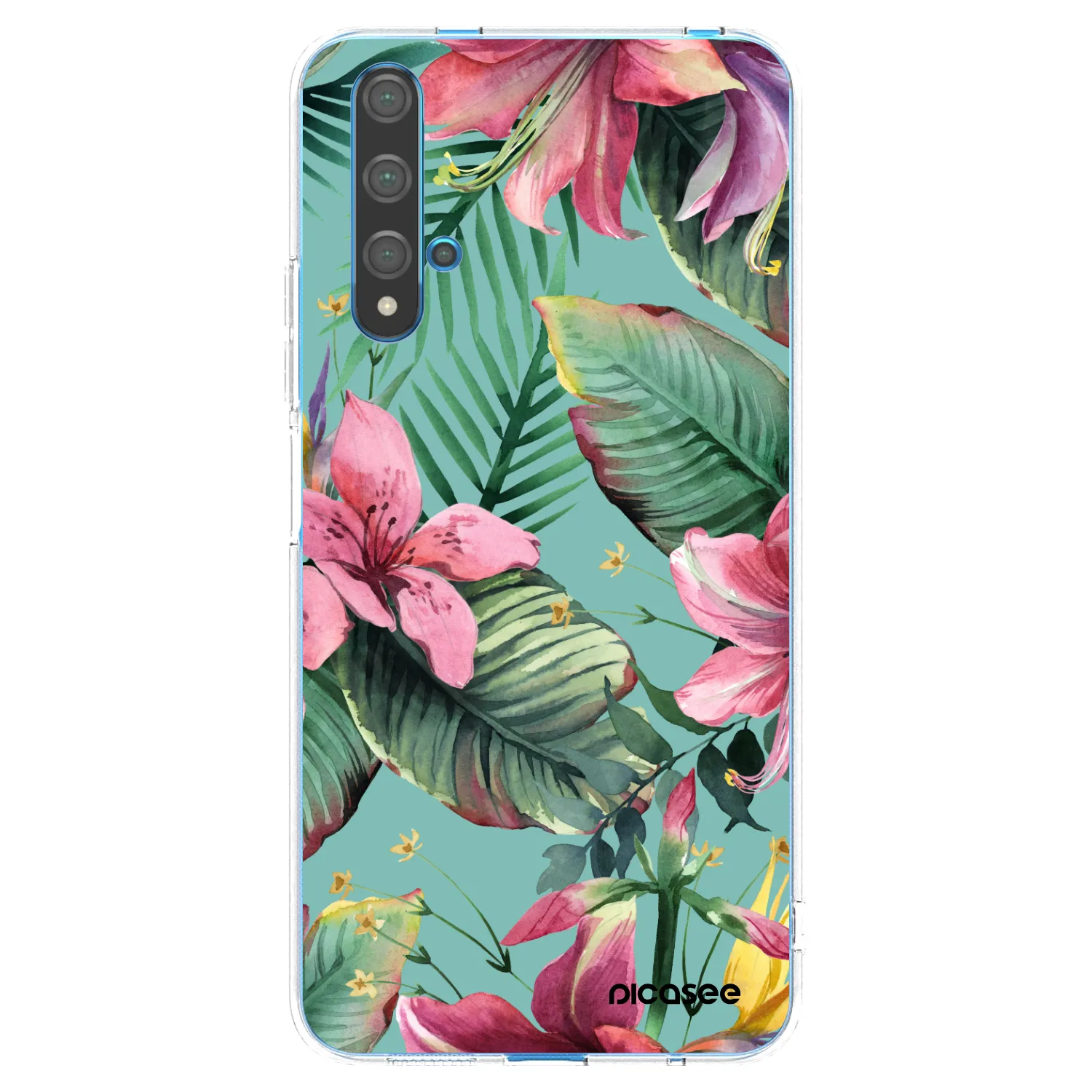 Picasee átlátszó szilikon tok az alábbi mobiltelefonokra Huawei Nova 5T - Hawaii