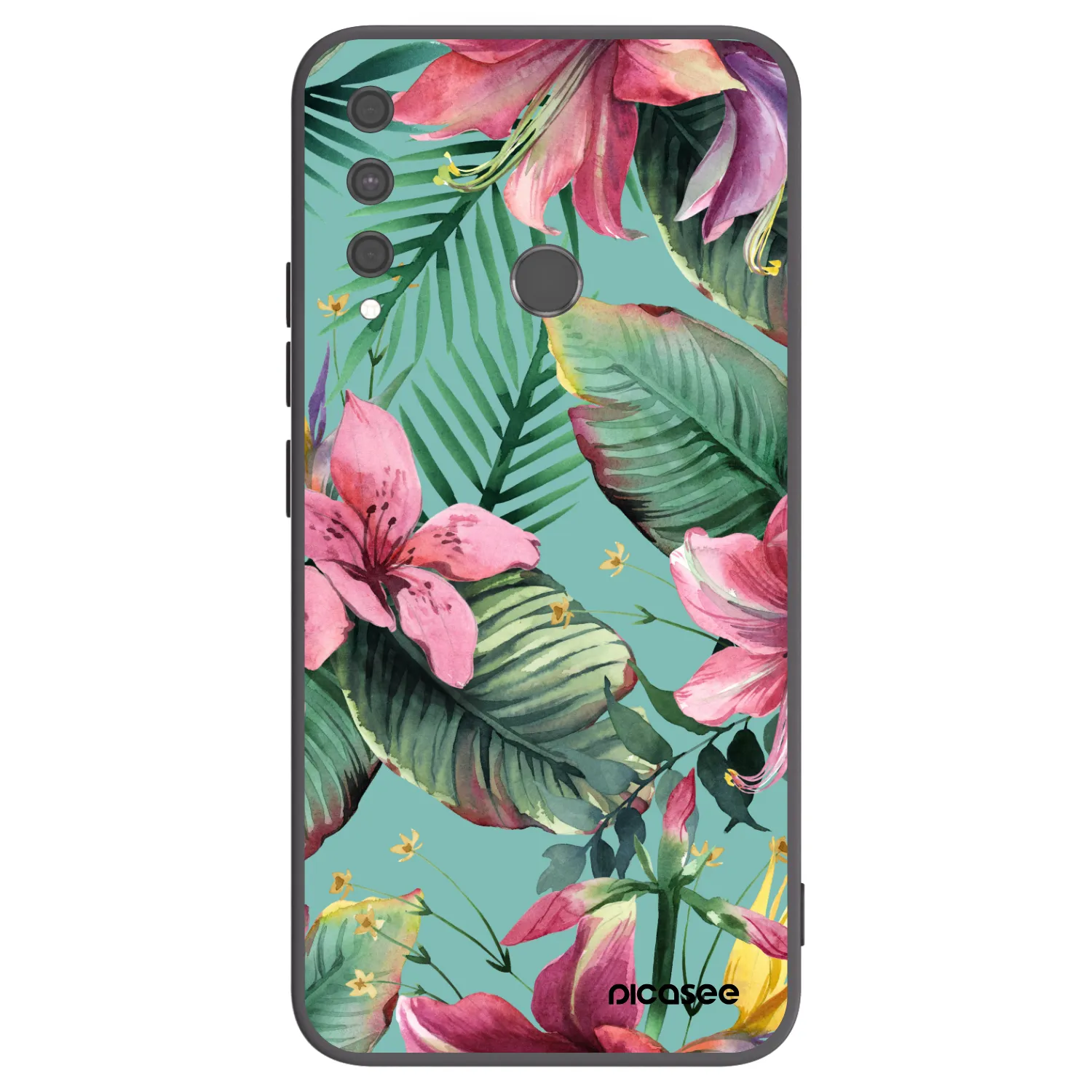 Picasee fekete szilikon tok az alábbi mobiltelefonokra Huawei P40 Lite E - Hawaii