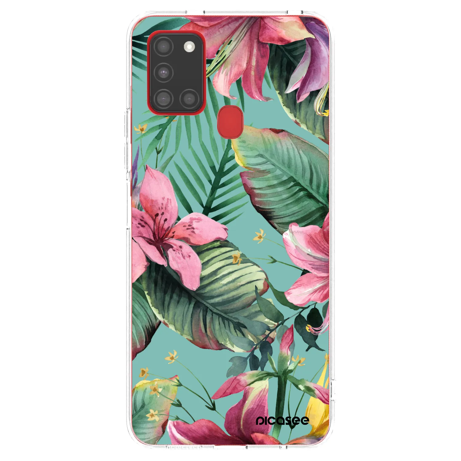 Picasee átlátszó szilikon tok az alábbi mobiltelefonokra Samsung Galaxy A21s - Hawaii