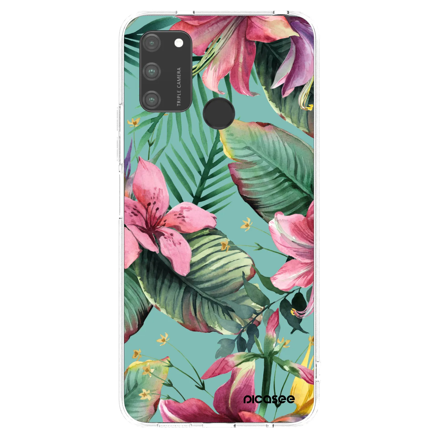 Picasee átlátszó szilikon tok az alábbi mobiltelefonokra Honor 9A - Hawaii