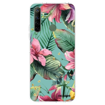 Picasee átlátszó szilikon tok az alábbi mobiltelefonokra Realme 6i - Hawaii