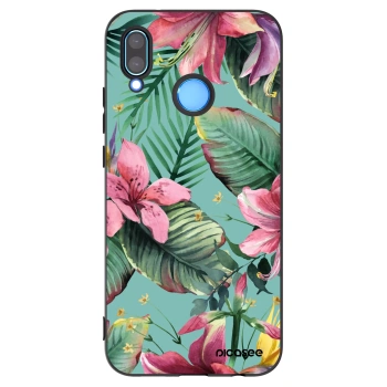 Picasee fekete szilikon tok az alábbi mobiltelefonokra Huawei P20 Lite - Hawaii