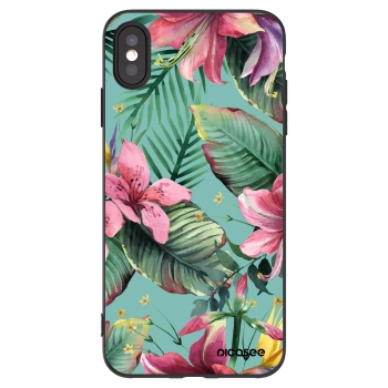 Picasee fekete szilikon tok az alábbi mobiltelefonokra Apple iPhone XS Max - Hawaii