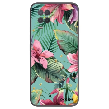Picasee fekete szilikon tok az alábbi mobiltelefonokra Realme 8 5G - Hawaii