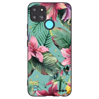 Picasee fekete szilikon tok az alábbi mobiltelefonokra Realme C21Y - Hawaii
