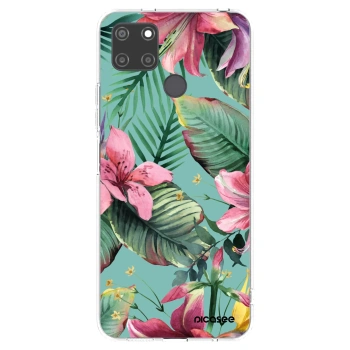 Picasee átlátszó szilikon tok az alábbi mobiltelefonokra Realme C21Y - Hawaii