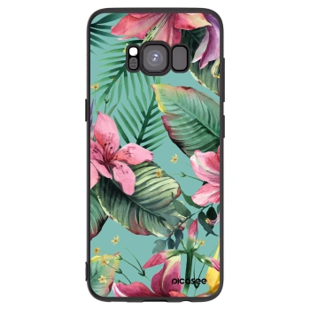 Picasee fekete szilikon tok az alábbi mobiltelefonokra Samsung Galaxy S8 G950F - Hawaii