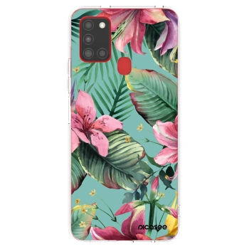 Picasee átlátszó szilikon tok az alábbi mobiltelefonokra Samsung Galaxy A21s - Hawaii