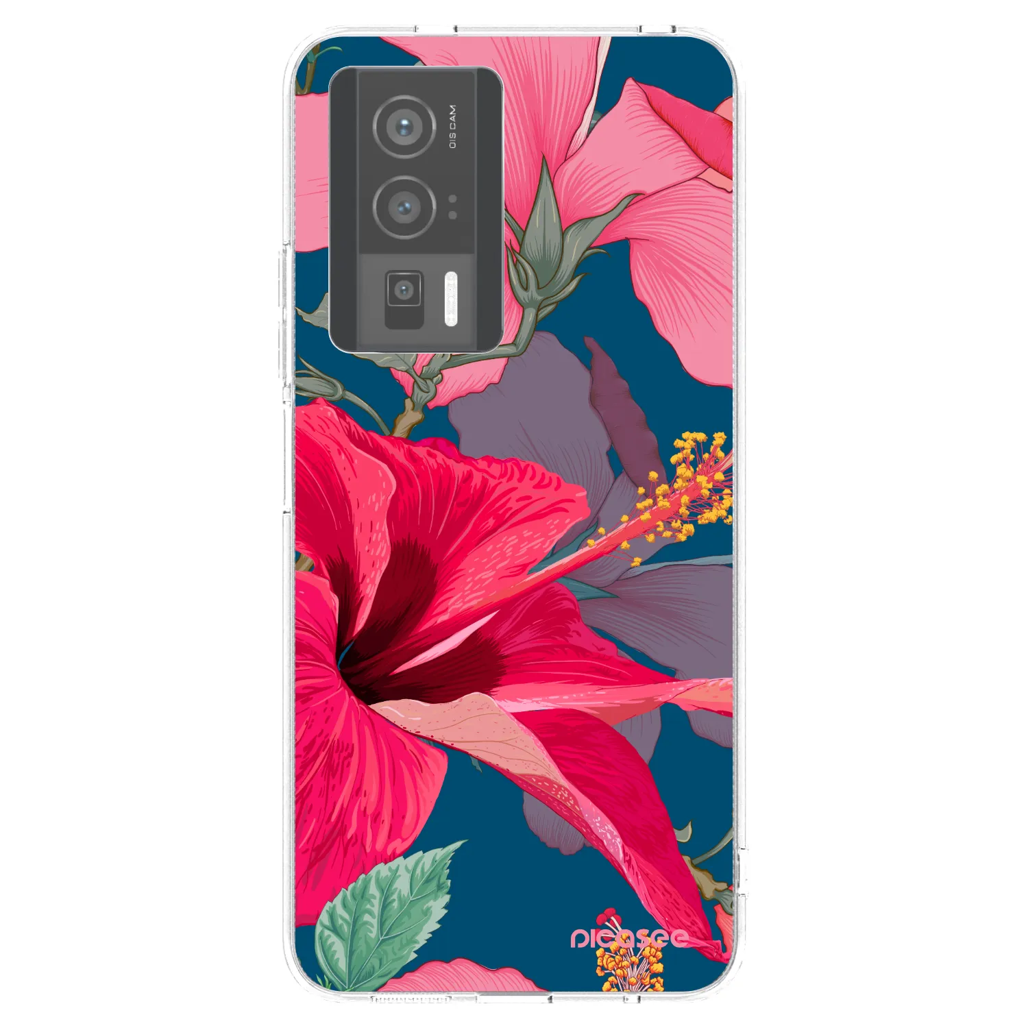 Picasee átlátszó szilikon tok az alábbi mobiltelefonokra Xiaomi Poco F5 Pro 5G - Hibiscus