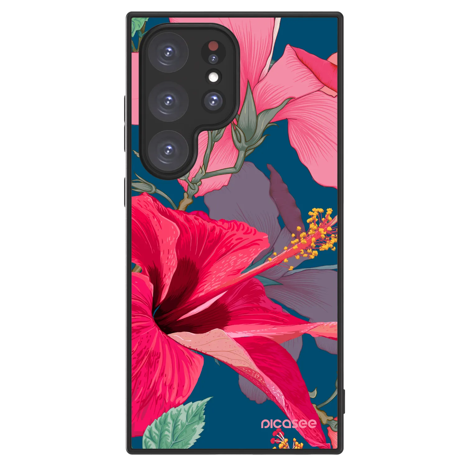 Picasee ULTIMATE CASE PowerShare Samsung Galaxy S24 Ultra S928B 5G - készülékre - Hibiscus