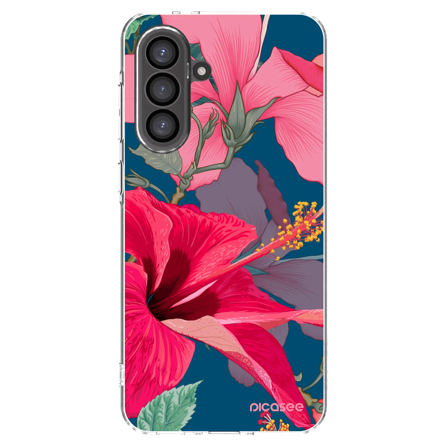 Picasee átlátszó szilikon tok az alábbi mobiltelefonokra Samsung Galaxy A36 5G - Hibiscus