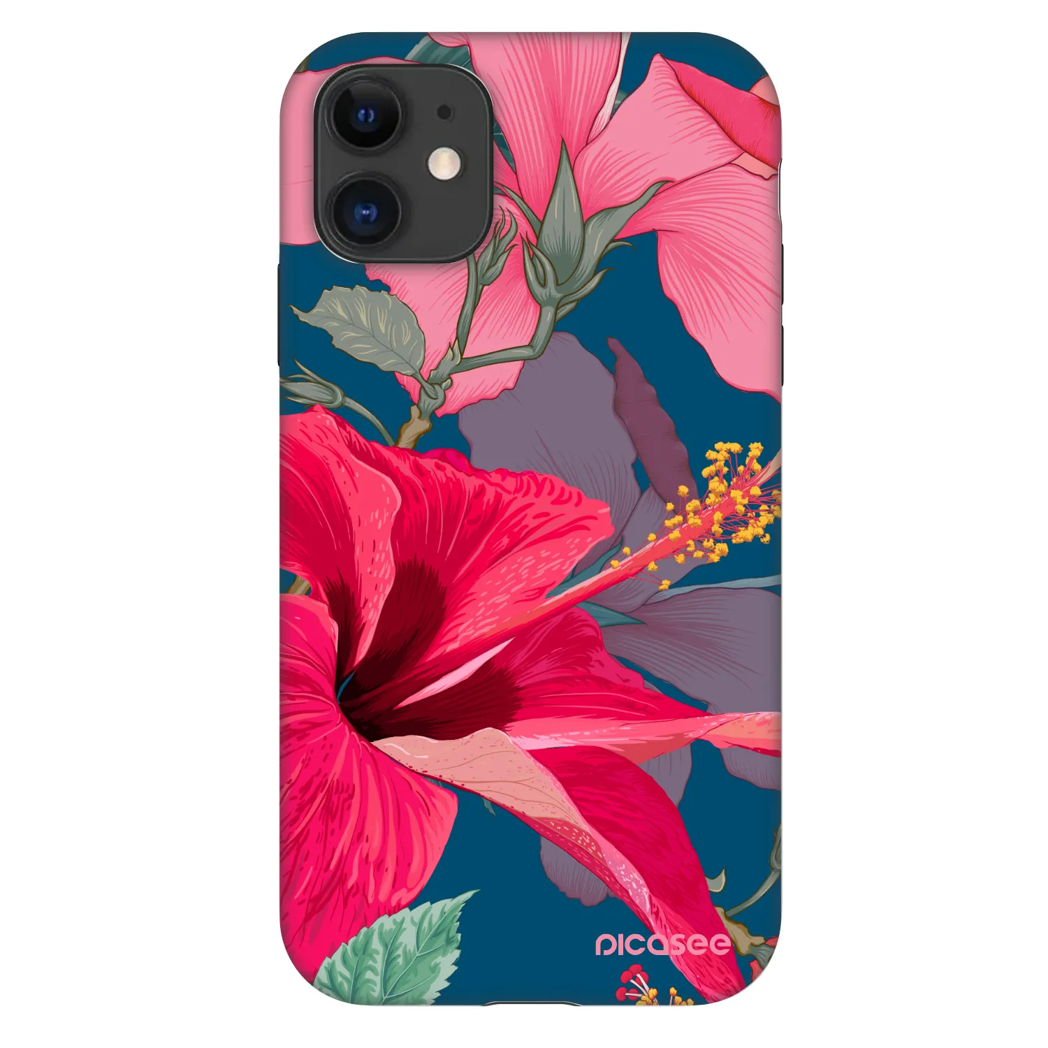 Picasee Fashion Case Apple iPhone 11 - Hibiscus
