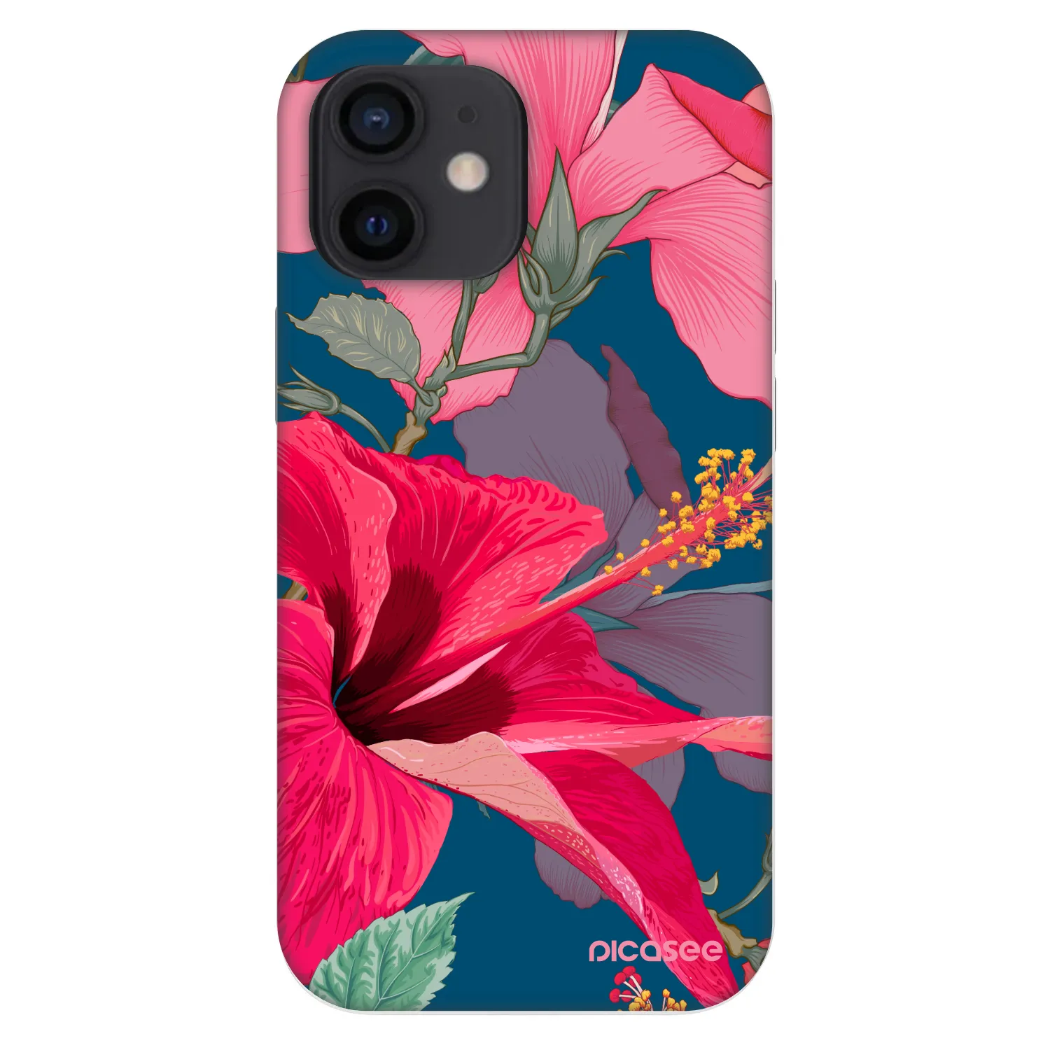 Picasee Fashion Case Apple iPhone 12 mini - Hibiscus