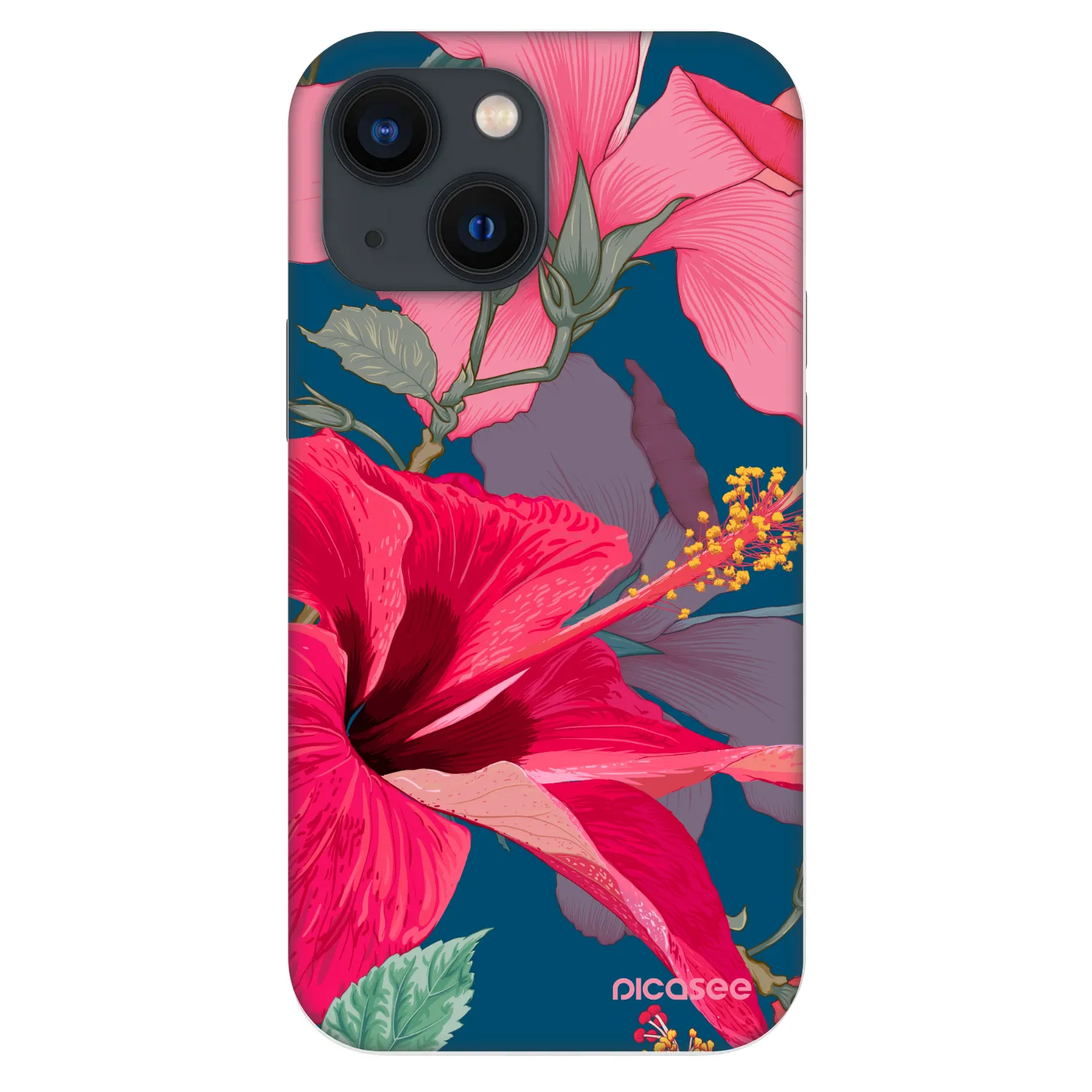 Picasee Fashion Case Apple iPhone 13 mini - Hibiscus