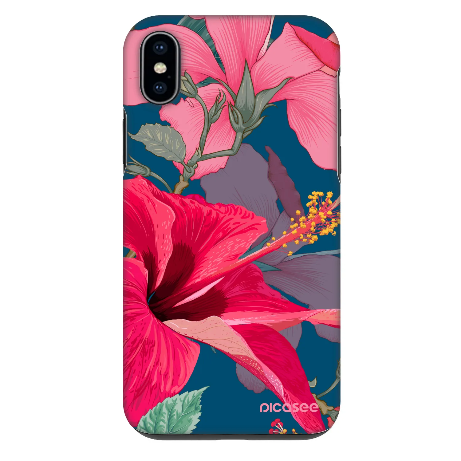Picasee Fashion Case Apple iPhone XS Max - Hibiscus