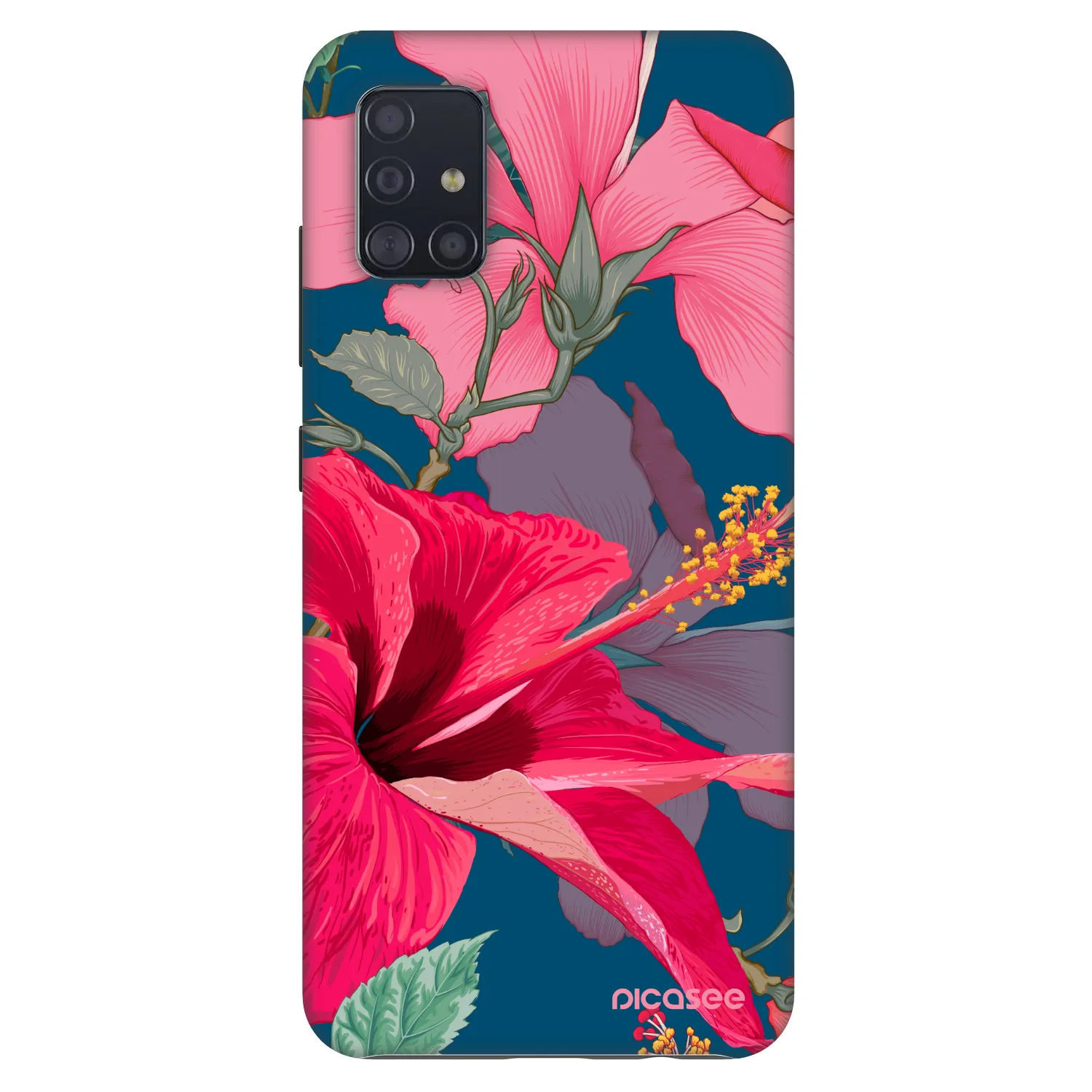 Picasee Fashion Case Samsung Galaxy A51 A515F - Hibiscus