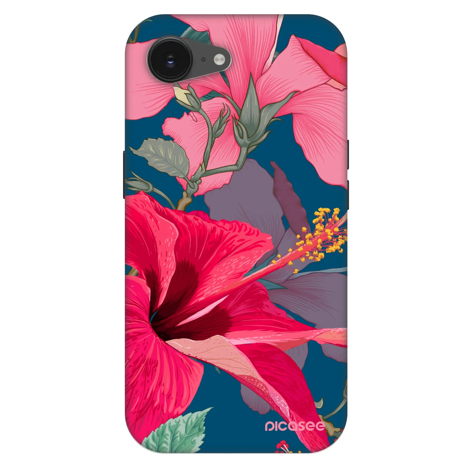 Picasee Fashion Case MagSafe Apple iPhone 16e - Hibiscus