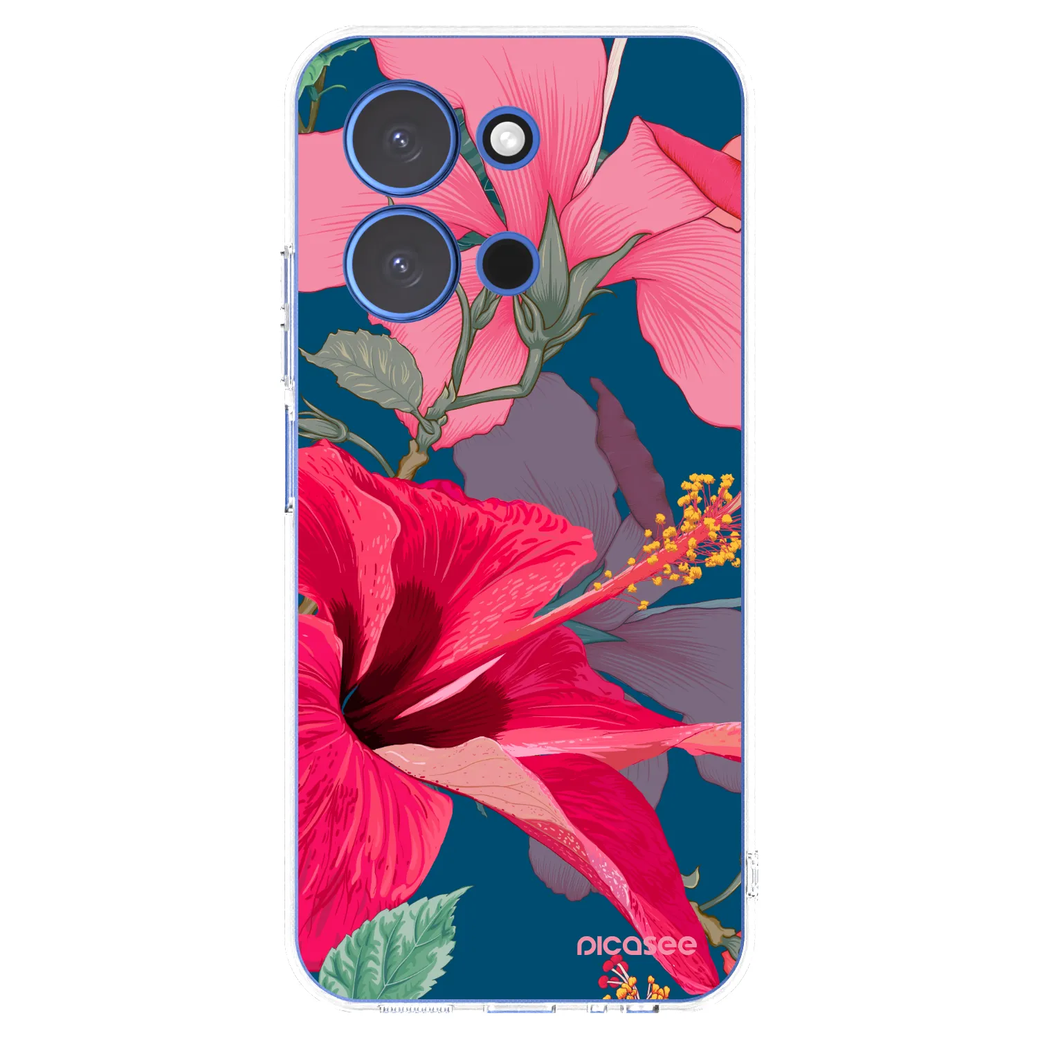 Picasee átlátszó szilikon tok az alábbi mobiltelefonokra Xiaomi Redmi 15C 4G - Hibiscus