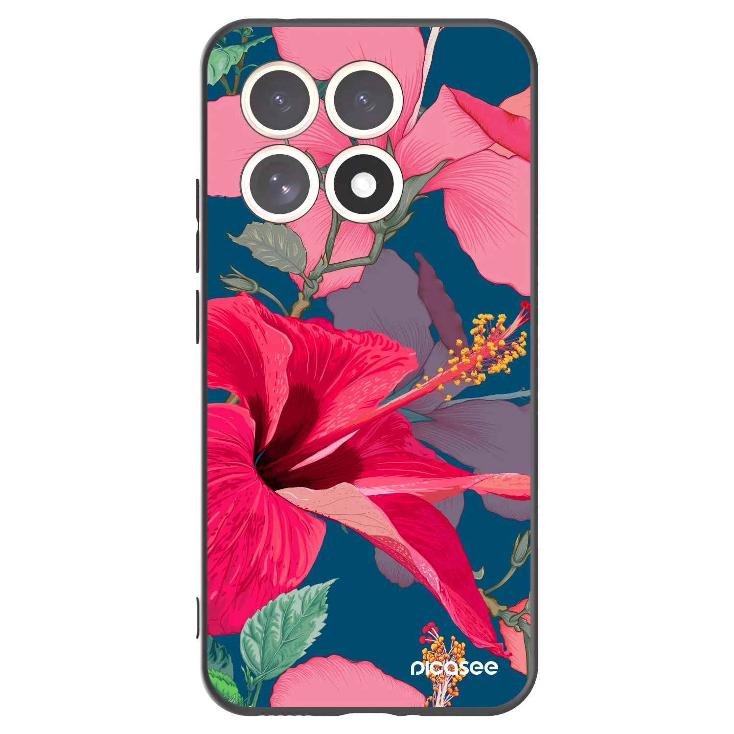 Picasee fekete szilikon tok az alábbi mobiltelefonokra Xiaomi 15T - Hibiscus