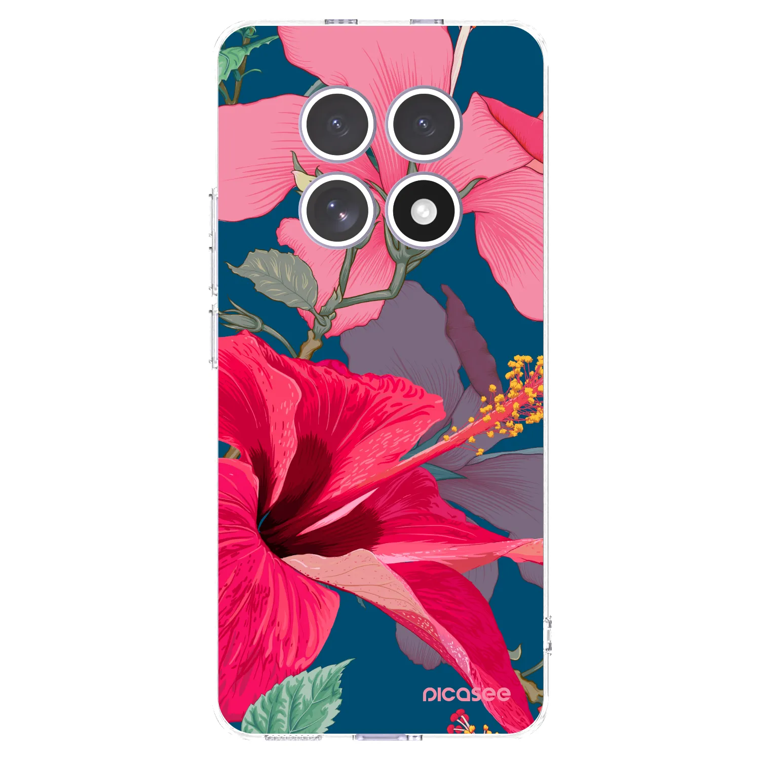 Picasee átlátszó szilikon tok az alábbi mobiltelefonokra Xiaomi Redmi Note 15 - Hibiscus